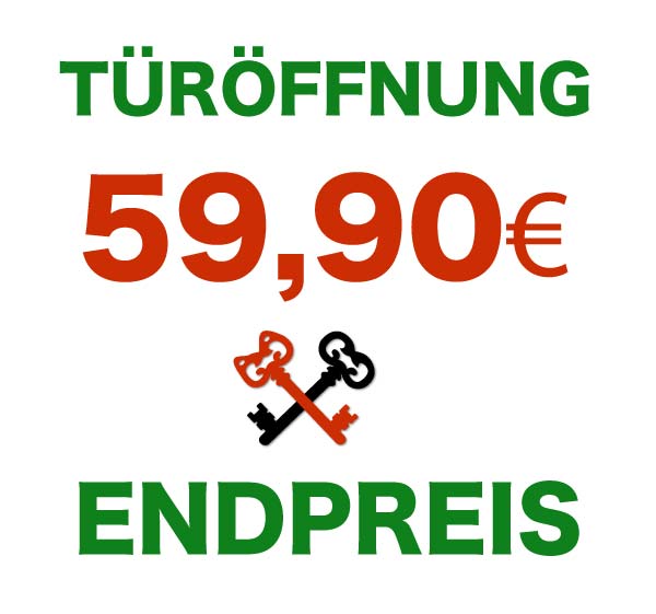 59,90 Euro Türöffnung Hannover